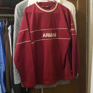 Armani long sleeve pullover